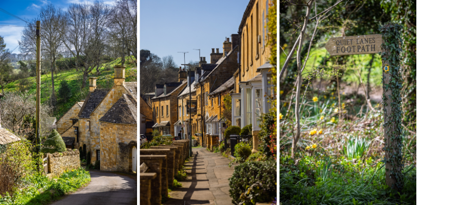 Burford on the Hill - A Day in Blockley: Father Brown Filming Locations Guide Blockley in the spring