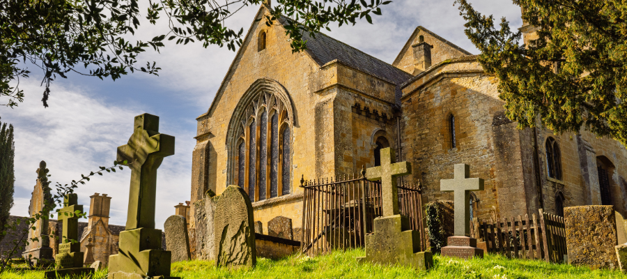 Burford on the Hill - A Day in Blockley: Father Brown Filming Locations Guide Blockley Church